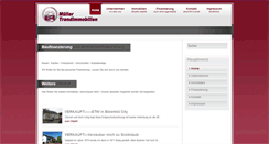 Desktop Screenshot of mueller-trendimmobilien.de